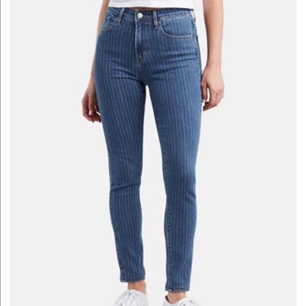 Levi’s 721 Pinstriped Jeans